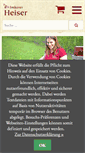 Mobile Screenshot of heiserimkerei.de